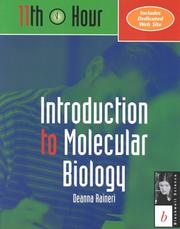 Cover of: Introduction to Molecular Biology (11th Hour) by Publishing Staff Blackwell Science Inc., Deanna Raineri, X. Raineri