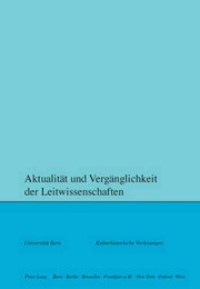 Cover of: Aktualität und Vergänglichkeit der Leitwissenschaften