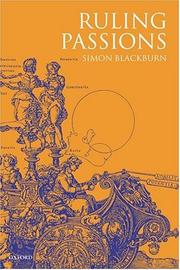 Cover of: Ruling passions by Simon Blackburn