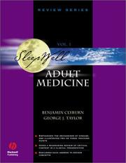 Cover of: SleepWell: Adult Medicine, Vol. 1 (SleepWell Review Series)