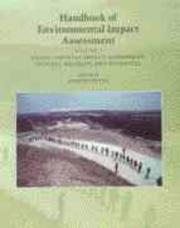 Cover of: Handbook of environmental impact assessment