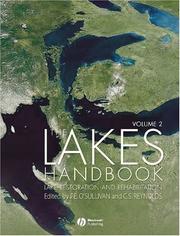 Cover of: Lakes Handbook: Lake Restoration and Rehabilitation