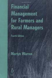 Cover of: Financial management for farmers and rural managers