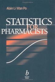 Cover of: Statistics for pharmacists | Alain Wan Po Li