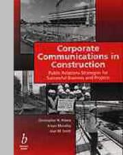 Cover of: Corporate Communications in Construction by Christopher Preece, Krisen Moodley, Alan Smith