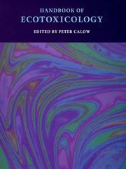 Cover of: Handbook of Ecotoxicology by Peter Calow