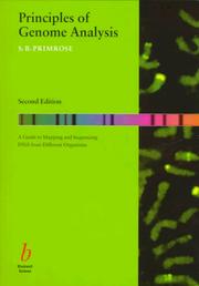 Cover of: Principles of genome analysis: a guide to mapping and sequencing DNA from different organisms