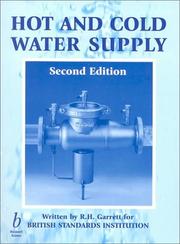 Hot and cold water supply by R. H. Garrett