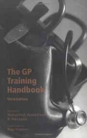 Cover of: A GP training handbook