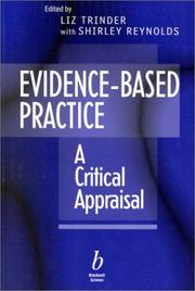 Cover of: Evidence-Based Practice: A Critical Appraisal