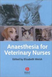 Cover of: Anaesthesia for Veterinary Nurses by 