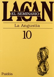 Cover of: Seminario X - La Angustia by Jacques Lacan