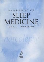 Cover of: Handbook of Sleep Medicine (Boston Studies in the Philosophy of Science)