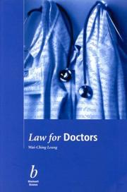 Cover of: Law for doctors