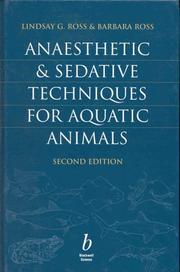 Cover of: Anaesthetic and sedative techniques for aquatic animals
