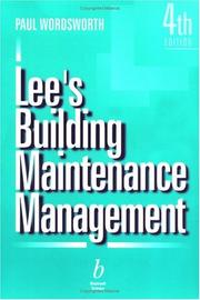 Cover of: Lee's building maintenance management