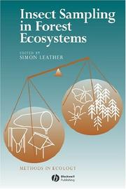 Cover of: Insect Sampling in Forest Ecosystems (Methods in Ecology) | 