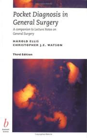 Cover of: Pocket Diagnosis in General Surgery by Harold Ellis, Christopher J. E. Watson