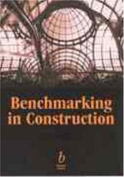 Cover of: Benchmarking in Construction