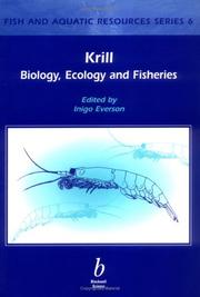 Cover of: Krill: Biology, Ecology and Fisheries (Fish and Aquatic Resources Series, 6)