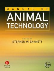 Cover of: Manual of Animal Technology