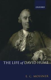 The life of David Hume by Ernest Campbell Mossner