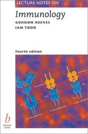 Cover of: Lecture Notes on Immunology (Lecture Notes On) by W. G. Reeves, Ian Todd