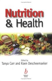 Cover of: Nutrition and Health (Nonconvex Optimization & Its Applications)