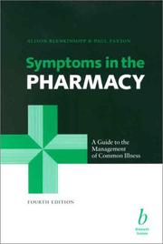 Cover of: Symptoms in the Pharmacy by Alison Blenkinsopp, Paul Paxton