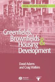 Cover of: Greenfields, brownfields, and housing development