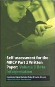 Cover of: Self-Assessment for the MRCP by Balwinder Bajaj, Narinder Bajaj, Karim Meeran, Huw Beynon