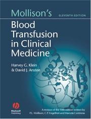 Cover of: Mollison's blood transfusion in clinical medicine.