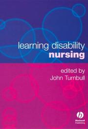 Cover of: Learning disability nursing by edited by John Turnbull.
