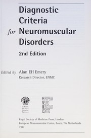 Cover of: Diagnostic Criteria for Neuromuscular Disorders