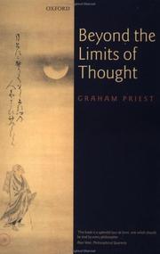 Cover of: Beyond the Limits of Thought