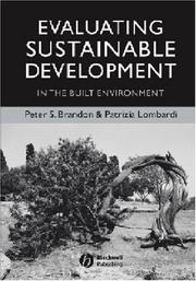 Cover of: Evaluating Sustainable Development in the Built Environment