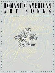 Cover of: Romantic American Art Songs: High Voice