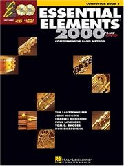 Cover of: Essential Elements 2000, Book 1 Plus DVD: Conductor's Score