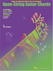 Cover of: Open-String Guitar Chords | Tom Principato