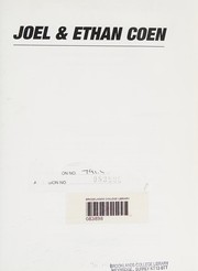 Cover of: Joel & Ethan Coen by Peter Körte
