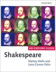 Cover of: Shakespeare by edited by Stanley Wells, Lena Cowen Orlin.