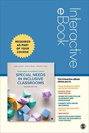 Cover of: Teaching Students with Special Needs in Inclusive Classrooms - Interactive EBook