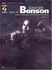 Cover of: Best of George Benson: A Step-by-Step Breakdown of His Guitar Styles and Techniques (Signature Licks)