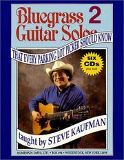 Cover of: Bluegrass Guitar Solos Every Parking Lot Picker Should Know