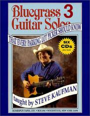 Cover of: Bluegrass Guitar Solos That Every Parking Lot Picker Should Know (Bluegrass Guitar Solos Every Parking Lot Picker Should Know)