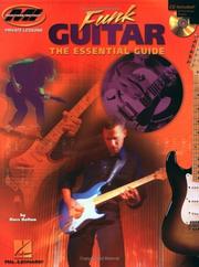 Cover of: Funk Guitar: The Essential Guide (Private Lessons)