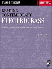 Cover of: Reading Contemporary Electric Bass: Guitar Technique