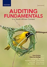 Cover of: Auditing Fundamentals in a South African Context by Pieter von Wielligh, Frans Prinsloo, Gerrit Penning, Rika Butler