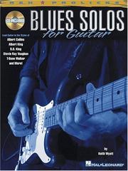 Cover of: Blues Solos for Guitar by Keith Wyatt