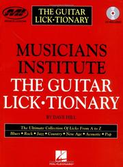 Cover of: The Guitar Lick¥tionary | Dave Hill